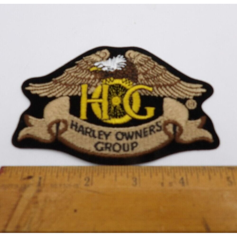 Harley Davidson Patch "Harley Owners Group" w. Eagle 5"x3" HOG Patch